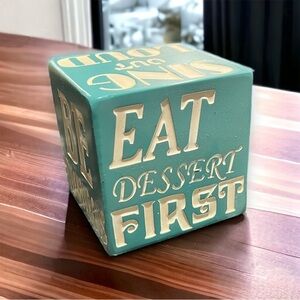 Positive Vibes Inspirational Block On Your Desk or Next to Your Morning Coffee